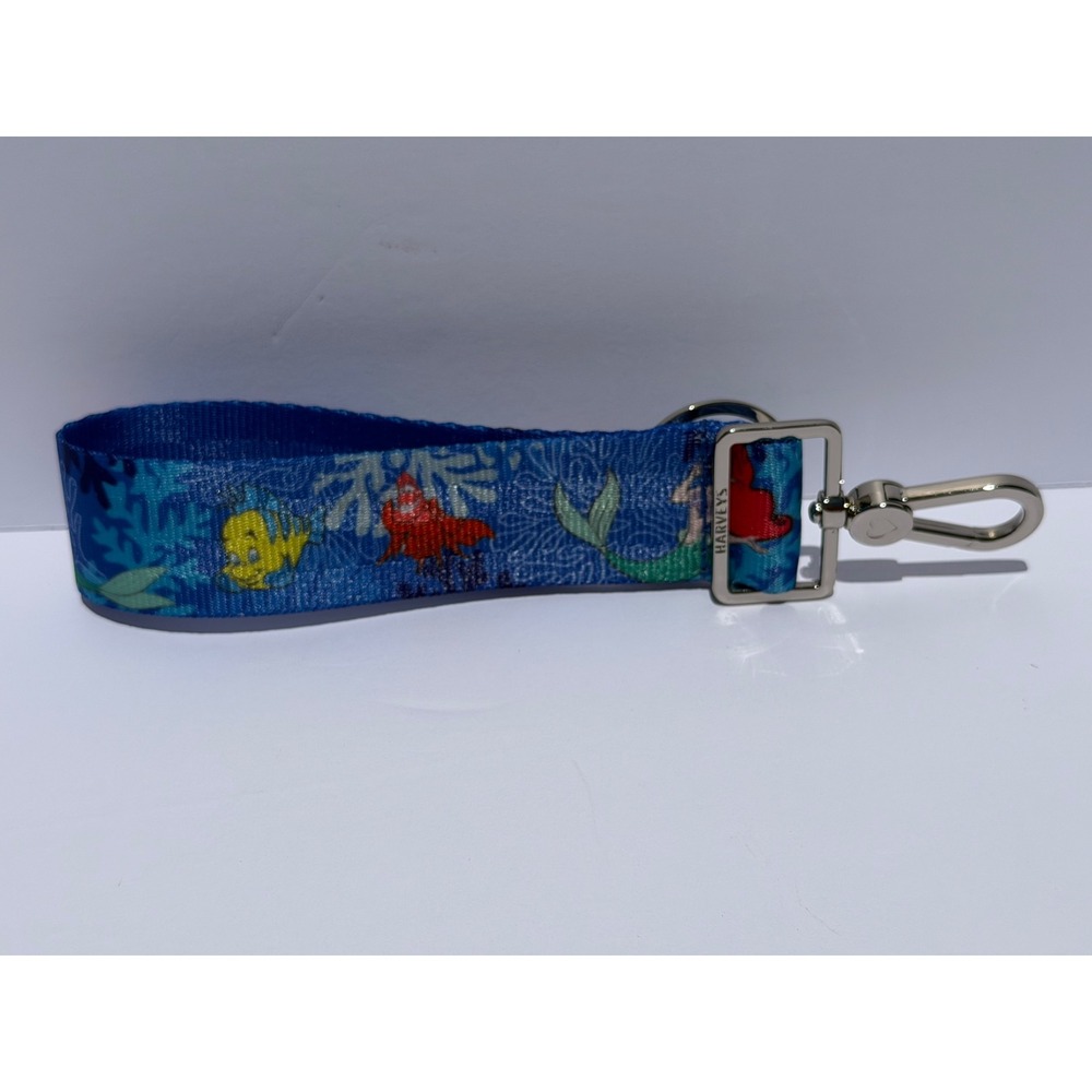 Harveys Seatbelt The Little Mermaid Ariel & Flounder Click N Go CNG Keychain